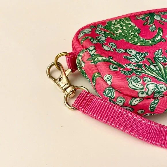 LILLY PULITZER Pink Alligator Coin Purse Wallet - Picture 3 of 6